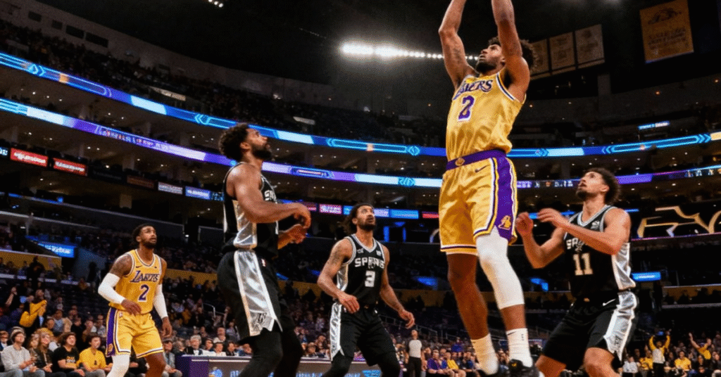 Lakers face Victor Wembanyama’s Spurs in a thrilling NBA matchup.